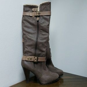 Tall fur lined boots by ALDO